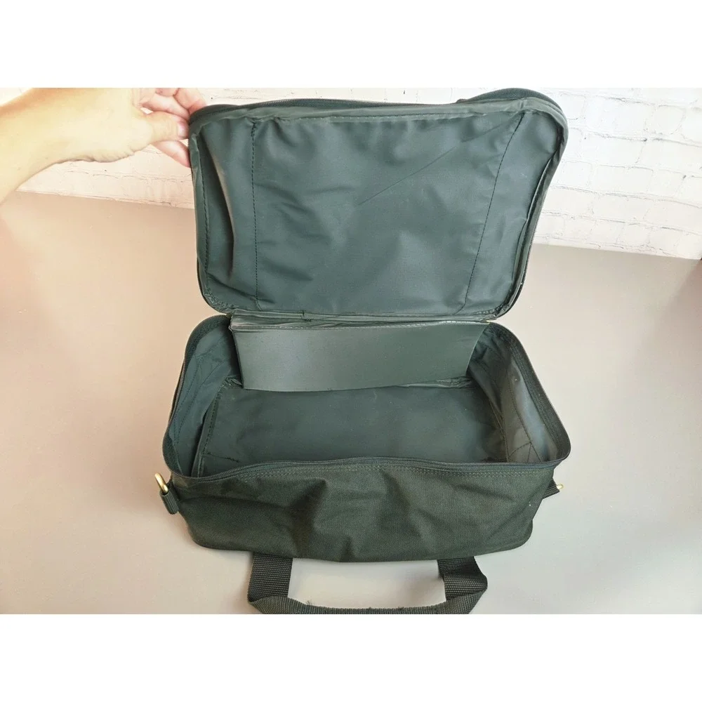 Samsonite Vintage‎ Travel Bag 15x9x7 Dark Green No Shoulder Strap
